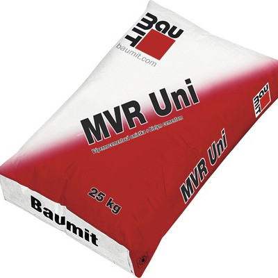 Vápenno-cementová omietka Baumit MVR Uni s bielym cementom 25 kg
